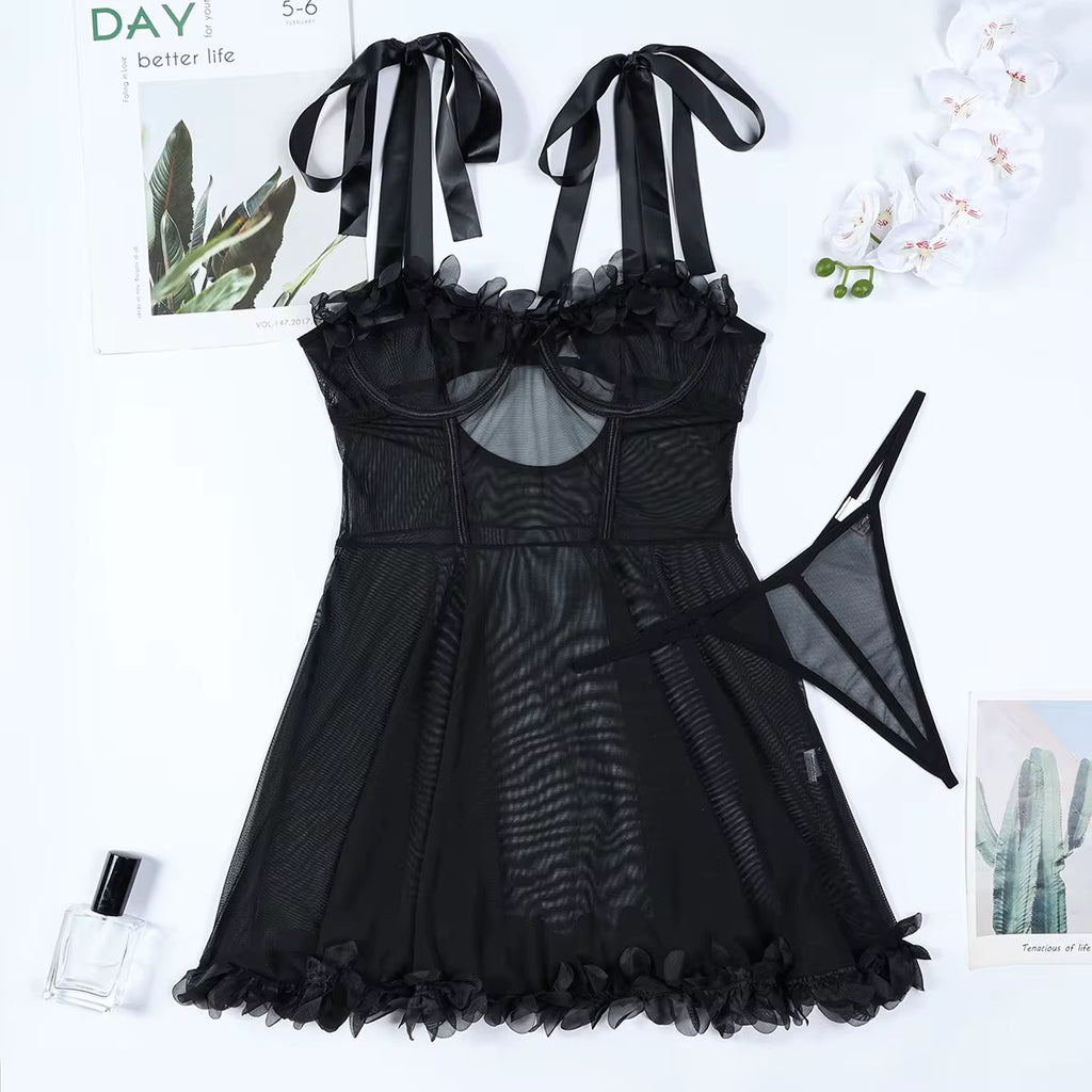 Scarlet Blossom Babydoll