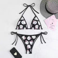 Midnight Kitty Bikini Set