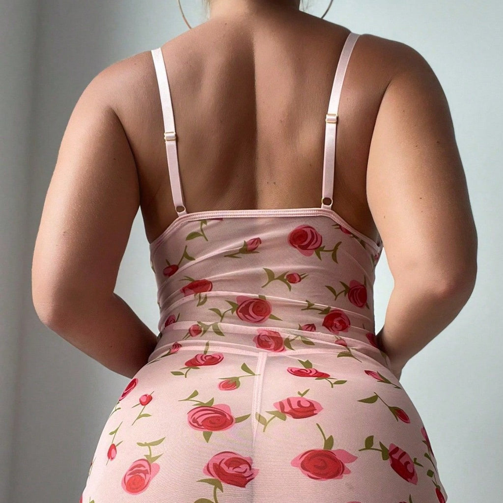 Rosé Bloom Lingerie Set