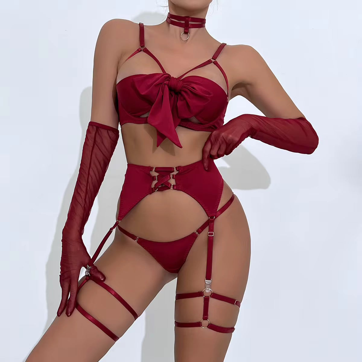 Midnight Muse 5-Piece Lingerie Set
