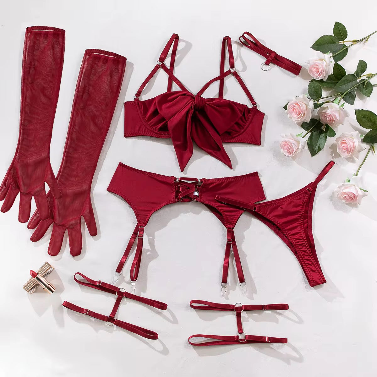 Midnight Muse 5-Piece Lingerie Set